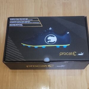 Puma Procat Soccer Cleats - Black and Blue